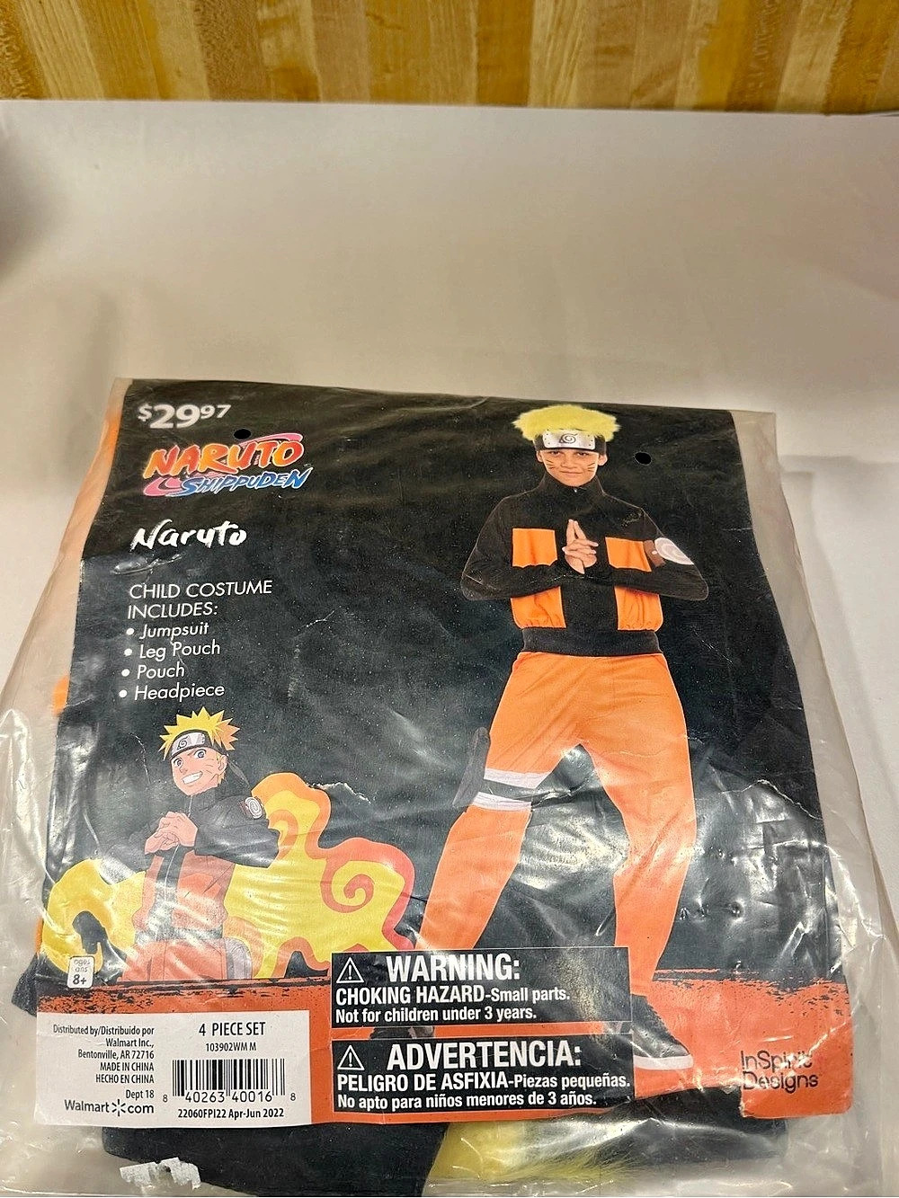 InSpirit Designs Naruto Shippuden Child Costume Shippuden Boys Costume size L